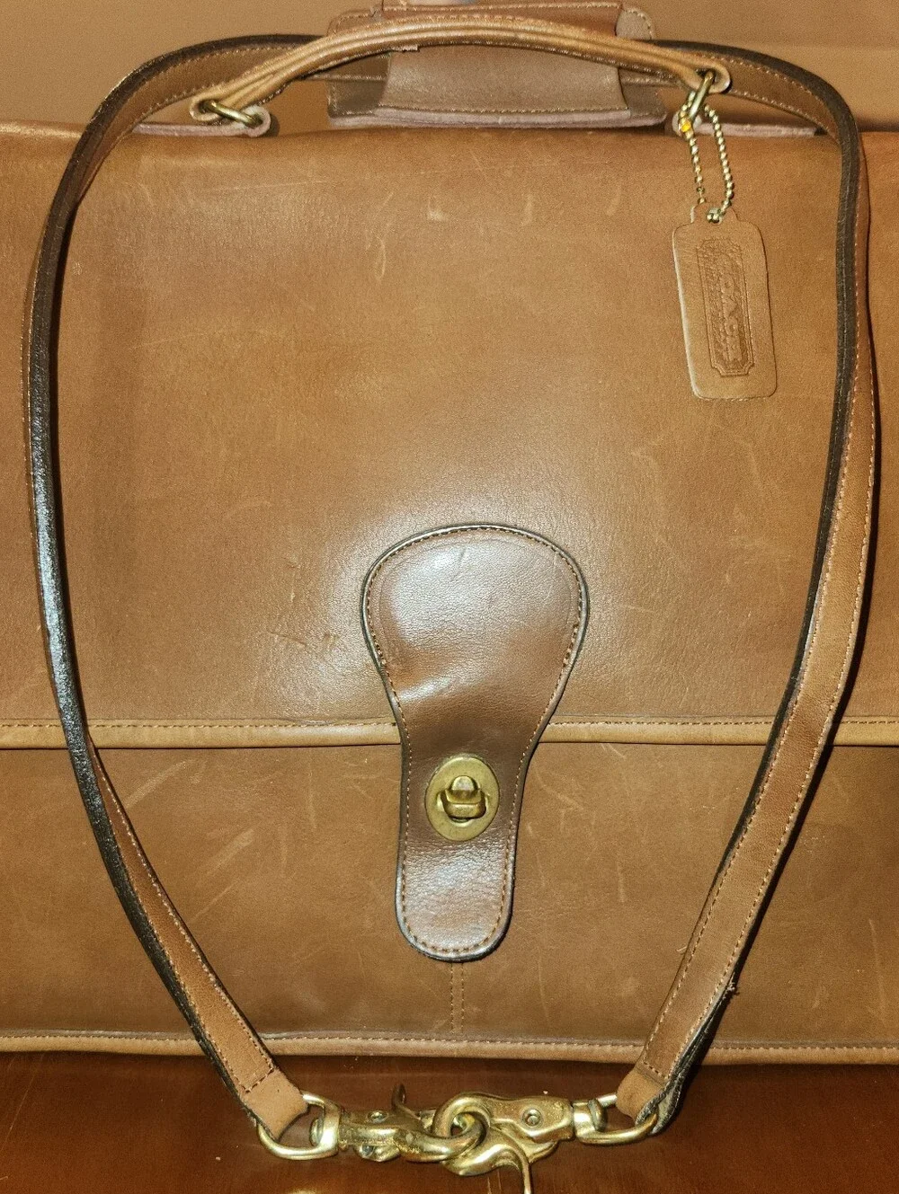 Vintage COACH Envelope Portfolio Briefcase/Shoulder Bag Style #2616